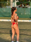 Bikini aro rojo