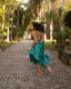 Vestido celeste green