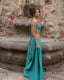 Vestido celeste green