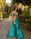 Vestido celeste green